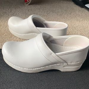 Dansko white clog